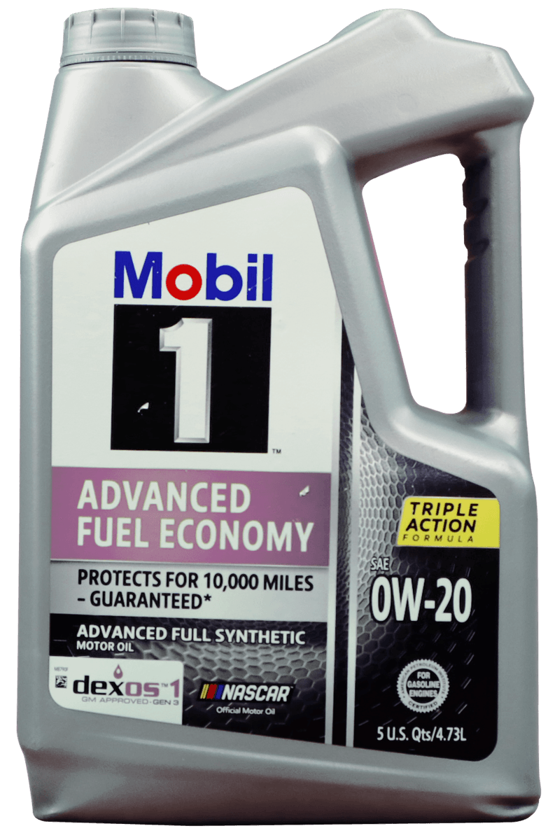 Mobil 1 Advanced Fuel Economy 0W-20 — Aceite sintético para motor 5 qt