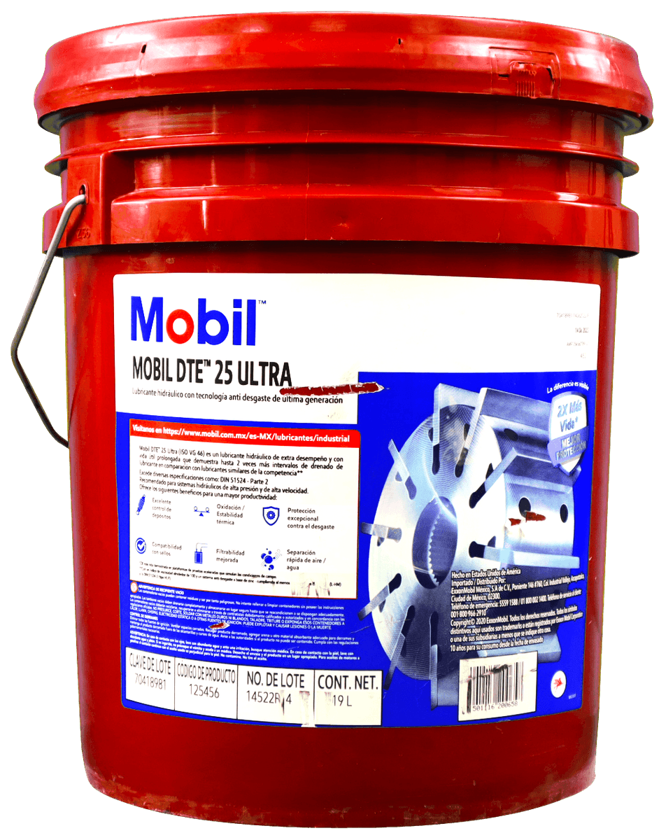 125456 Cubeta 19 litros Mobil DTE 25