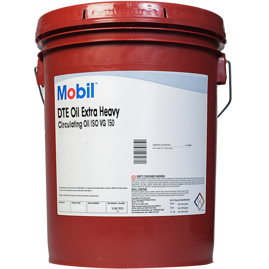 Cubeta 19 Litros Aceite Mobil DTE Oil Extra Heavy ISO 150